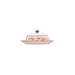 Boterpot 20x14,5xH8,5cm burgundy Cyril - Schalen - SP Collection