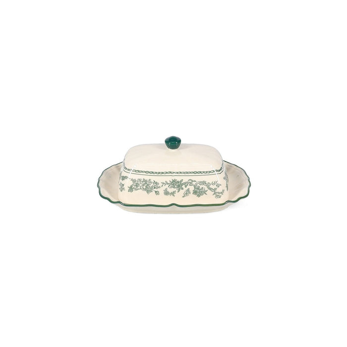 Boterpot 20x14,5xH8,5cm green Cyril - Schalen - SP Collection