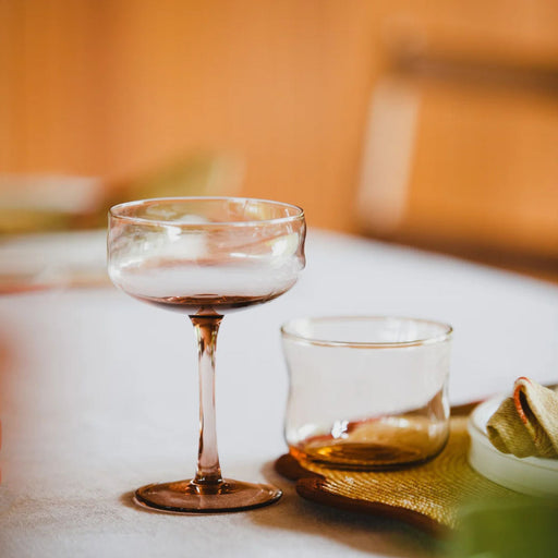 Coupe glazen Swirl Glow (set van 2) - Wijnglazen - Paveau