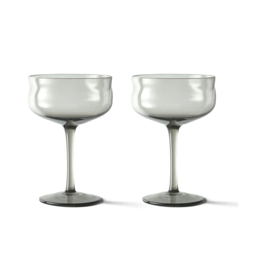 Coupe glazen Swirl Mist (set van 2) - Wijnglazen - Paveau
