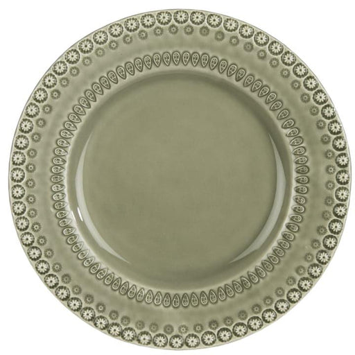 Daisy dinner plate 29cm Faded Army (set of 2) PotteryJo - -. FOODIES IN HEELS