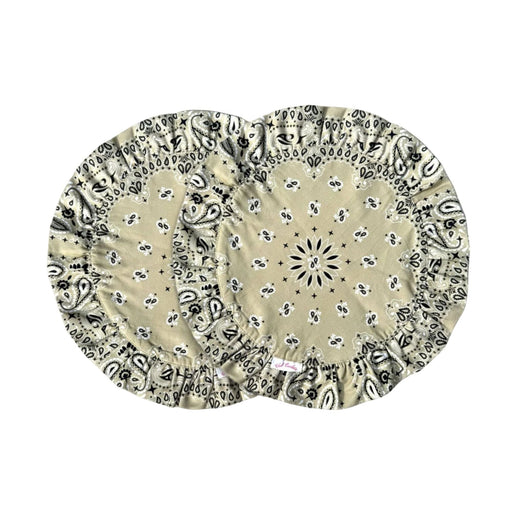 Darcy Placemat Green Paisley 40cm (set van 2) - Placemats - Club Carlotta