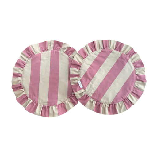 Darcy Placemat Pink & Beige 40cm (set van 2) - Placemats - Club Carlotta