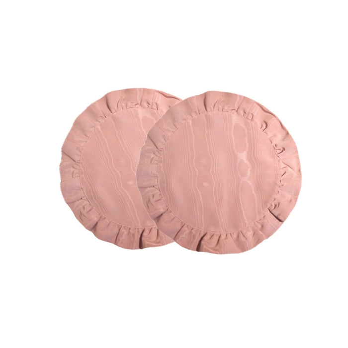 Darcy Placemat Pink Moire 38cm (set van 2) - Placemats - Club Carlotta