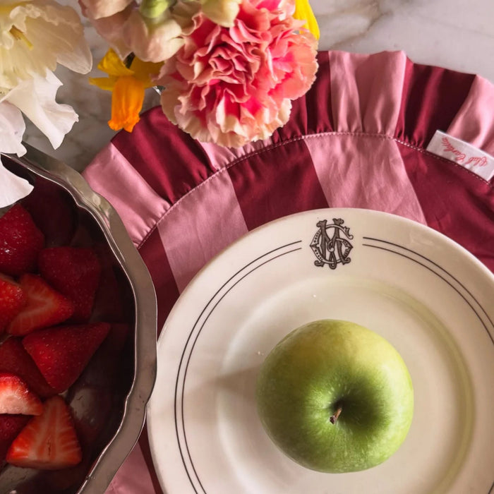 Darcy Placemat Pink & Red 40cm (set van 2) - Placemats - Club Carlotta