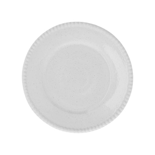 Daria dinner plate 28cm Cotton White Shiny (set of 2) PotteryJo - -. FOODIES IN HEELS