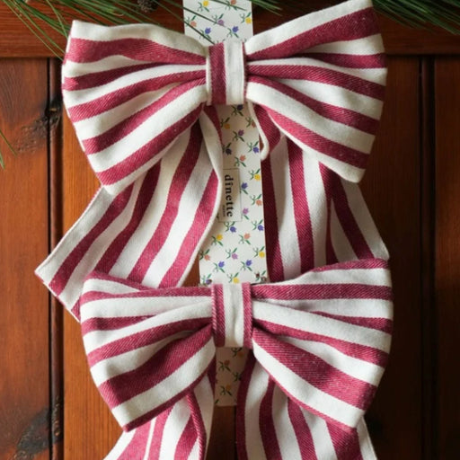 Decoratieve strikken Noëline Burgundy (set van 2) - Overige - Maison Dinette