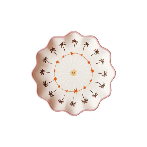 Dessertbordje Palmtrees 15cm - Kleine borden - All the Luck in the World