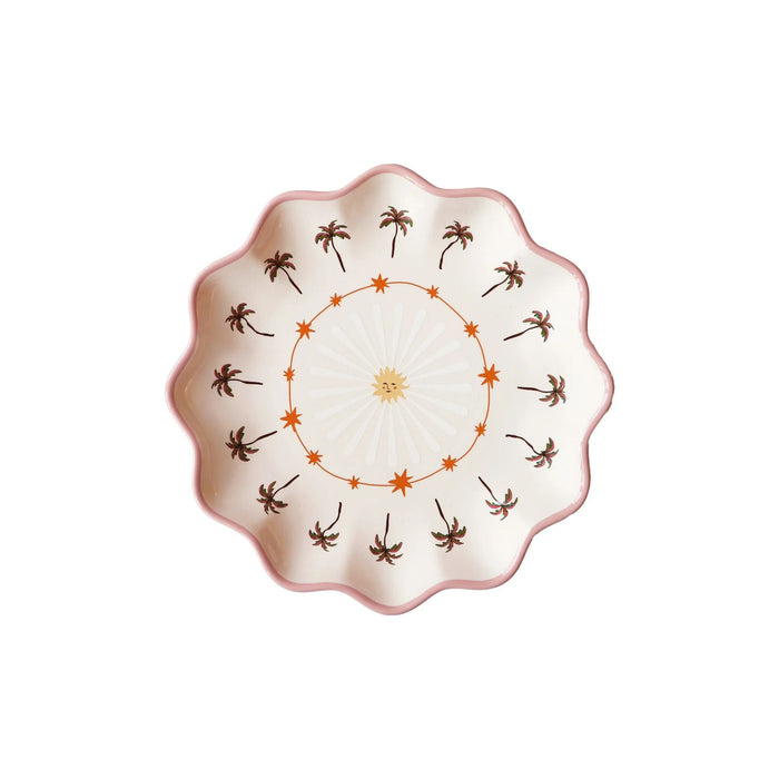 Dessertbordje Palmtrees 15cm - Kleine borden - All the Luck in the World