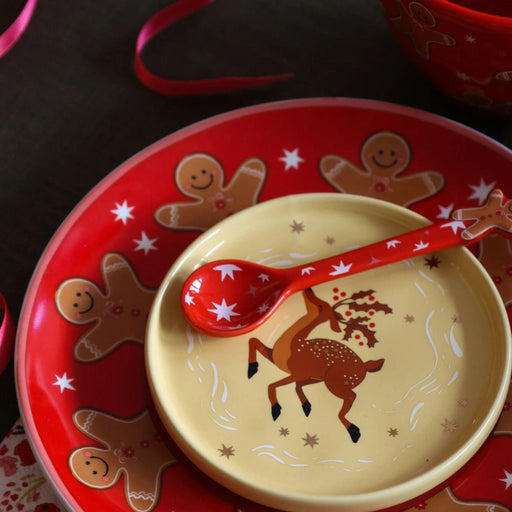 Dessertbordjes Rendier 12cm - Kleine borden - All the Luck in the World