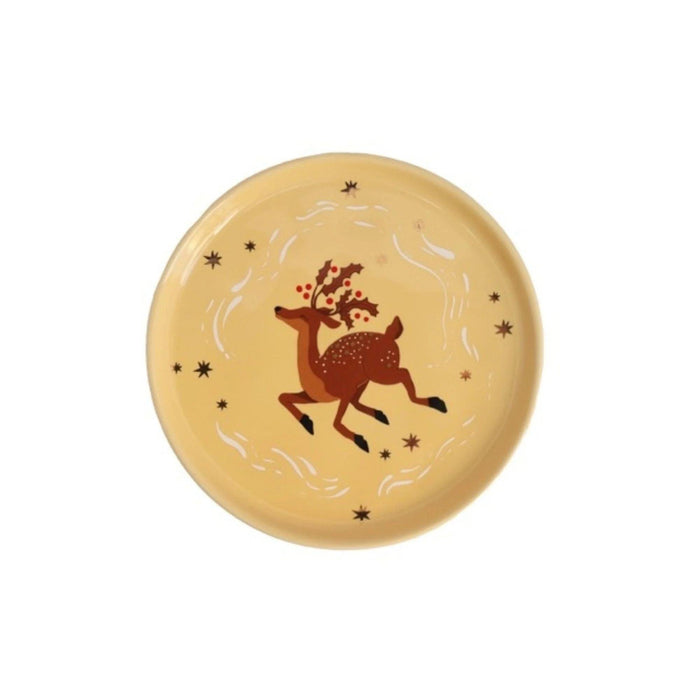 Dessertbordjes Rendier 12cm - Kleine borden - All the Luck in the World