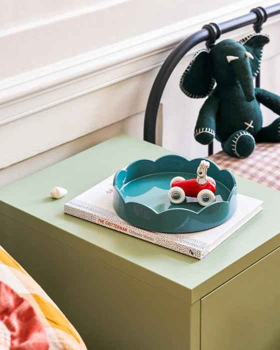 Dienblad Chambray Sint - jakobsschelp rond 20cm - Schalen - Addison Ross