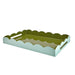 Dienblad Ottomane Eau de Nil & Khaki 66x43cm - Serveerplateaus - Addison Ross