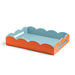 Dienblad Ottomane Orange & Chambray 43x33cm - Serveerplateaus - Addison Ross