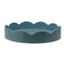 Dienblad Pale Denim Sint - jakobsschelp rond 20cm - Serveerplateaus - Addison Ross