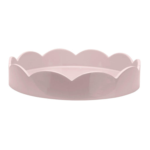 Dienblad Pale Pink Sint - jakobsschelp rond 20cm - Schalen - Addison Ross