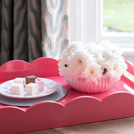 Dienblad Pink Sint - jakobsschelp rechthoek 43cm - Schalen - Addison Ross