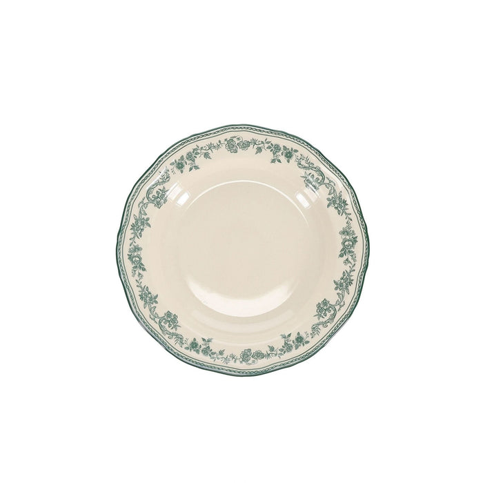Diep bord 23/17xH4cm green Cyril - Diepe borden - SP Collection