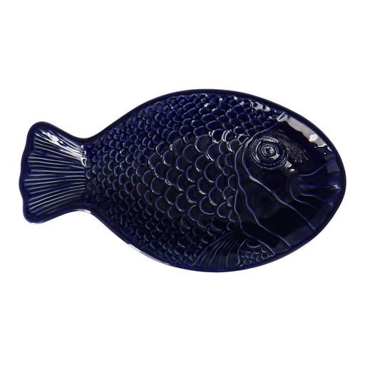 Diepe schaal Fish blauw 32,5cm - Schalen - Duro Ceramics