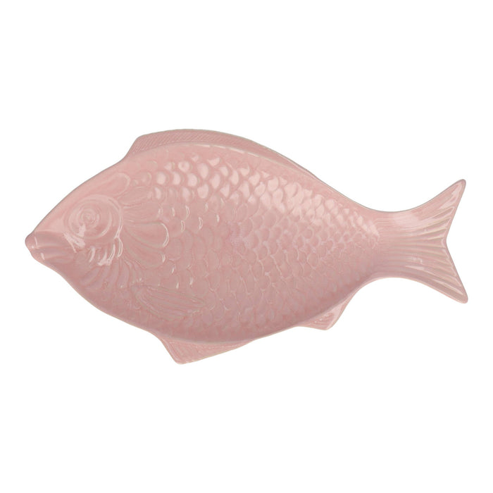 Diepe visschaal Marea Rose Fondant 55x30x6cm - Schalen - Gresnovo