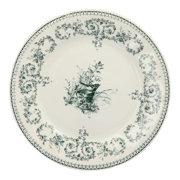 Dinerbord assortiment Les Depareillees Vert 27,3cm (set van 6) - Dinerborden - Gien