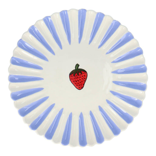 Dinner Plate Coquille Strawberry 28cm Dishes & Deco - FOODIES IN HEELS