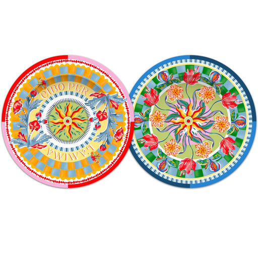 Dinerbord Dolce Far Niente 28cm - gemaakt van melamine (set van 6) - Dinerborden - Baci Milano