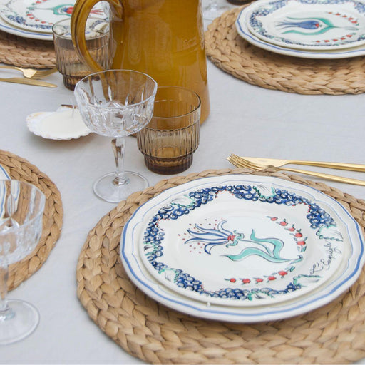Dinerbord Filet Bleu 26cm (set van 4) - Dinerborden - Gien