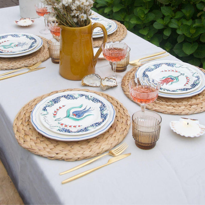 Dinerbord Filet Bleu 26cm (set van 4) - Dinerborden - Gien