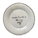 Dinerbord geschulpt Never trust a skinny chef 27cm - Dinerborden - Studio Noticed