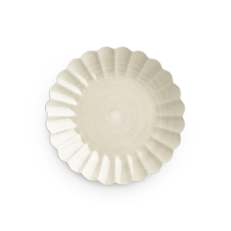 Dinner plate Oyster 28cm sand Mateus - FOODIES IN HEELS
