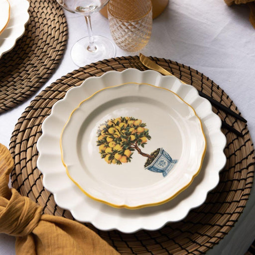 Dinerbord Oyster 28cm white - Dinerborden - Mateus