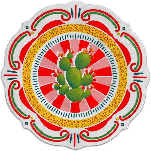 Dinerbord Palm 28cm - gemaakt van melamine - Dinerborden - Baci Milano