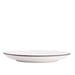 Dinerbord palmboom wit zwart Pizzolato 25,5cm - Dinerborden - Enza Fasano
