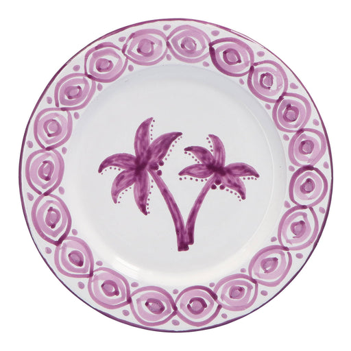 Dinerbord Palmera paars met lila 26cm - Dinerborden - Lenta Living
