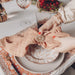 Dinerbord Pizzolato Taupe 28,5cm - Dinerborden - Enza Fasano