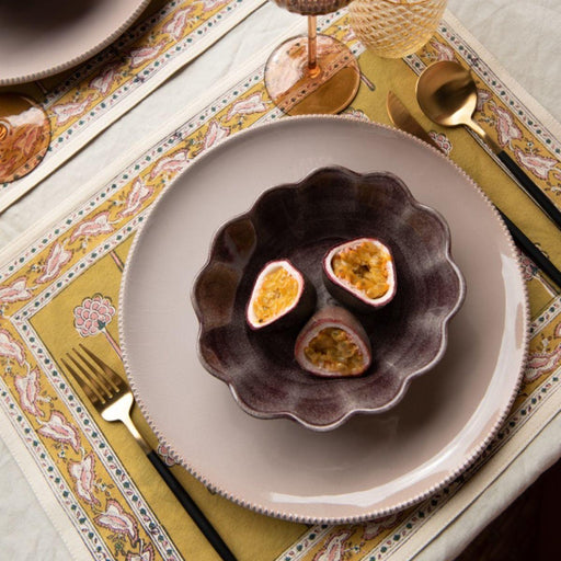Dinerbord Pizzolato Taupe 28,5cm - Dinerborden - Enza Fasano