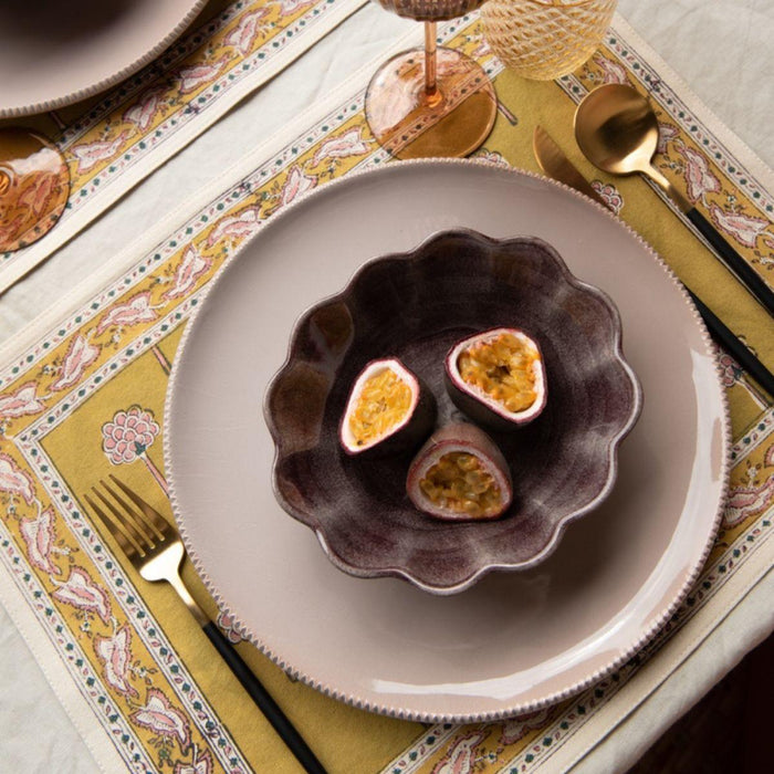 Dinerbord Pizzolato Taupe 28,5cm - Dinerborden - Enza Fasano