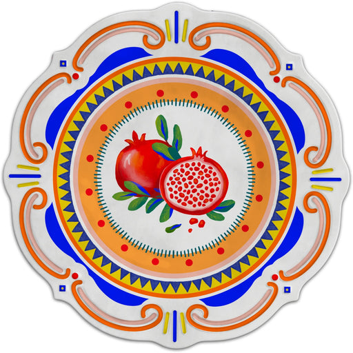 Dinerbord Pomegranade 28cm - gemaakt van melamine - Dinerborden - Baci Milano
