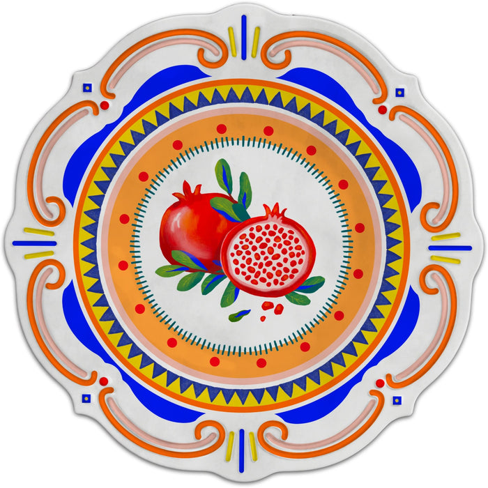Dinerbord Pomegranade 28cm - gemaakt van melamine - Dinerborden - Baci Milano