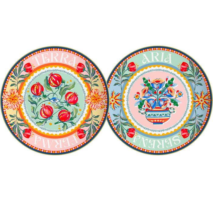 Dinerbord porselein Dolce Far Niente 28cm (set van 6) - Dinerborden - Baci Milano