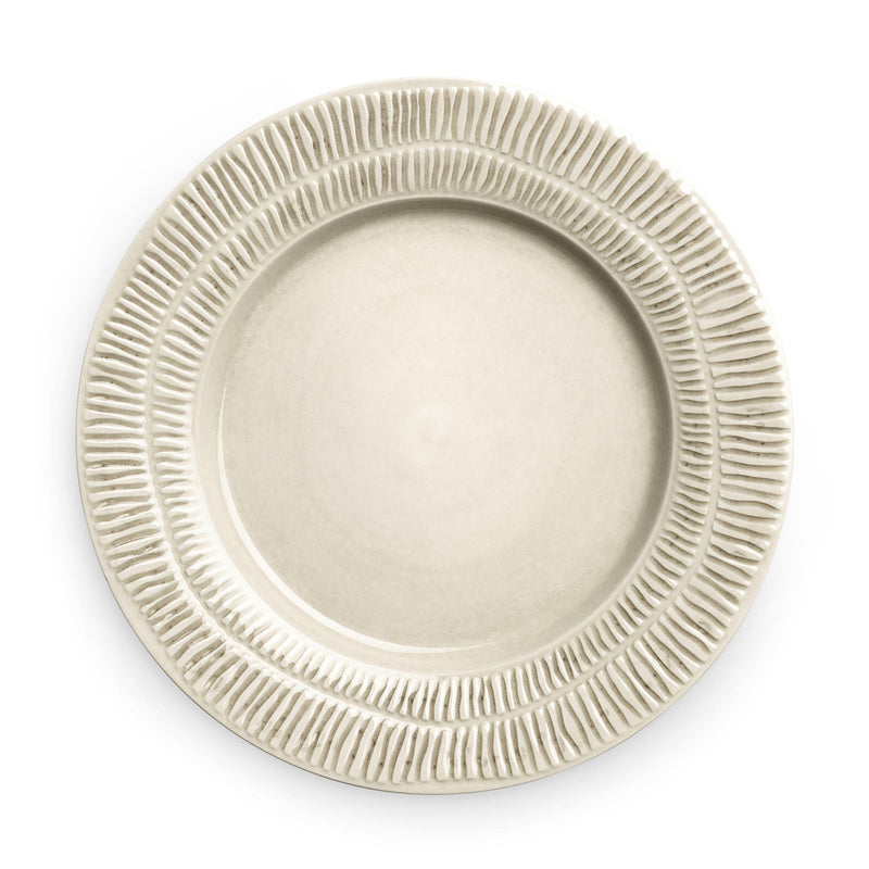 Dinner plate Stripes 28cm sand Mateus - FOODIES IN HEELS