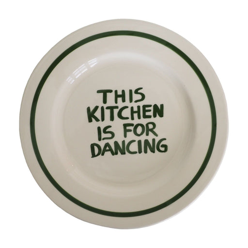 Dinerbord This kitchen is for dancing 27cm - Dinerborden - Studio Noticed
