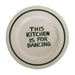 Dinerbord This kitchen is for dancing 27cm - Dinerborden - Studio Noticed