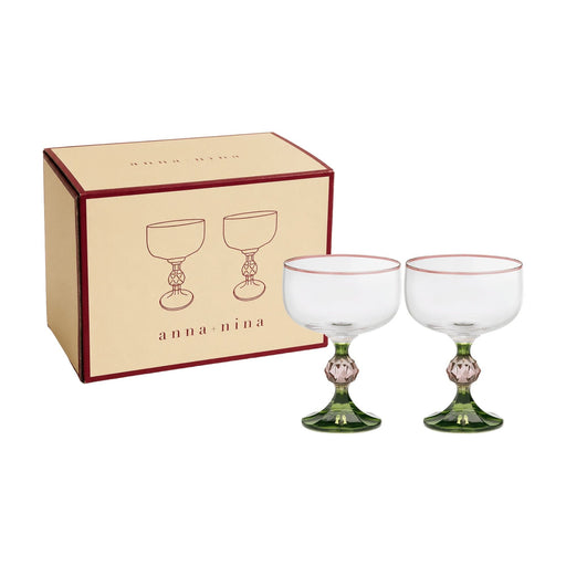 Evy cocktailglazen (set van 2) - Wijnglazen - Anna + Nina