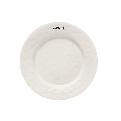 Fuck It ontbijtbord 22cm - Kleine borden - Anna + Nina