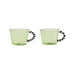 Glazen Duet groen (set van 2) - Kopjes - &Klevering
