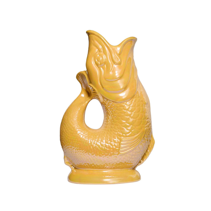 Gluckigluck XL karaf 1,2L yellow lustre - Karaffen - Gluckigluck