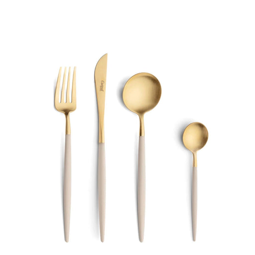 Goa Ivory Gold cutlery set 5-piece Cutipol - -. FOODIES IN HEELS