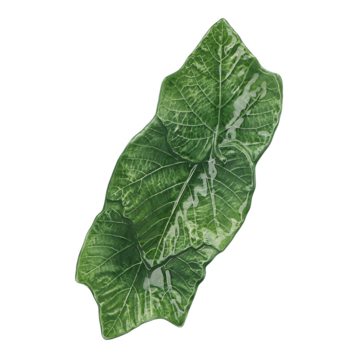 Groen blad schaal 28cm - Schalen - La La Tavola